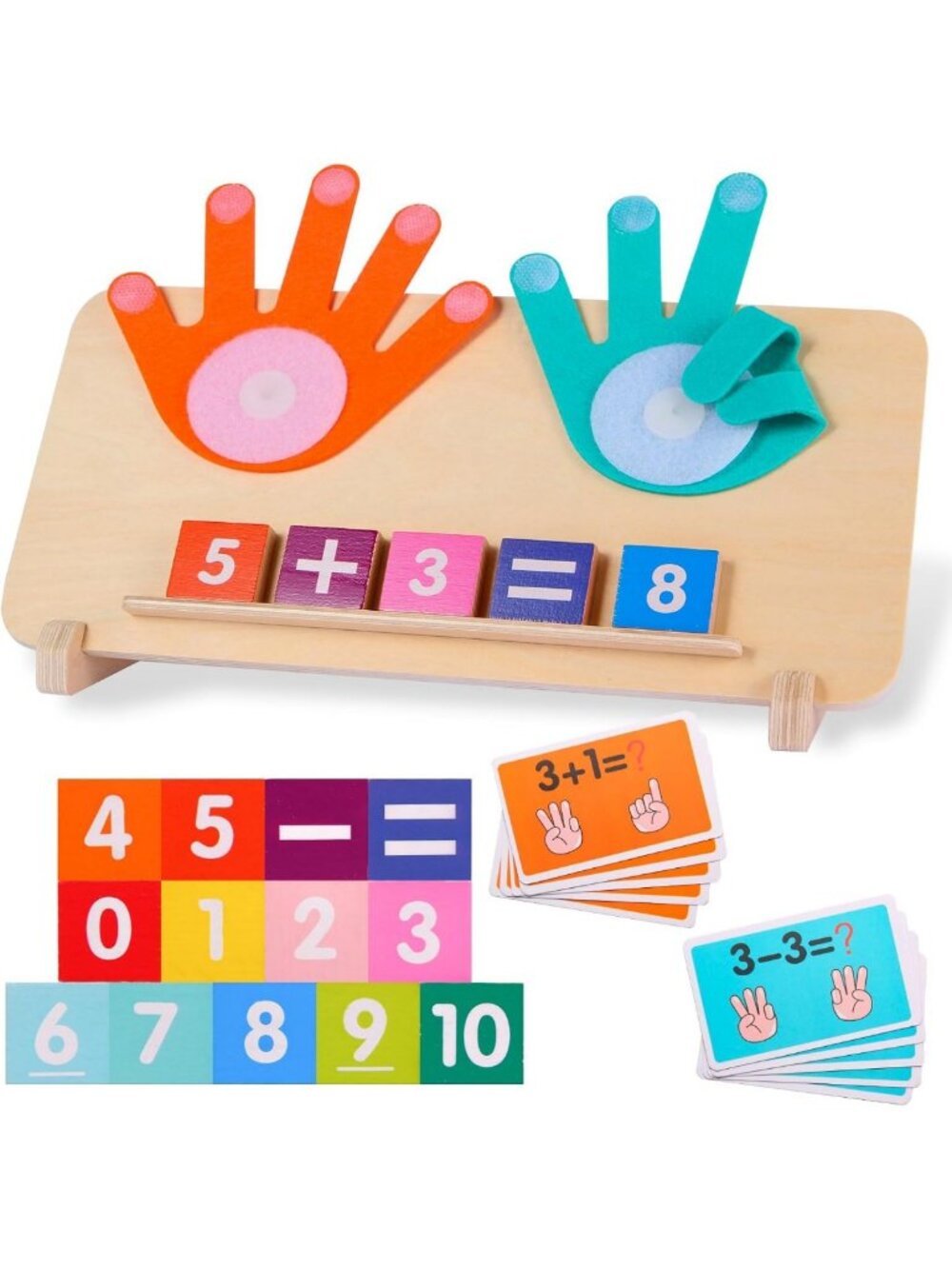 Colorful Math Manipulatives Counting Blocks for Kids 3-5 | Educational Toys